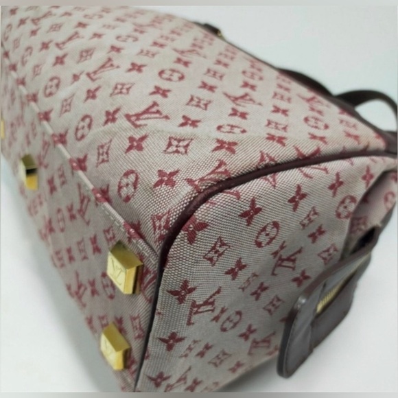 EUC Authentic Louis Vuitton Monogram Mini Lin Josephine PM Bordeaux Purse Bag - Picture 2 of 9